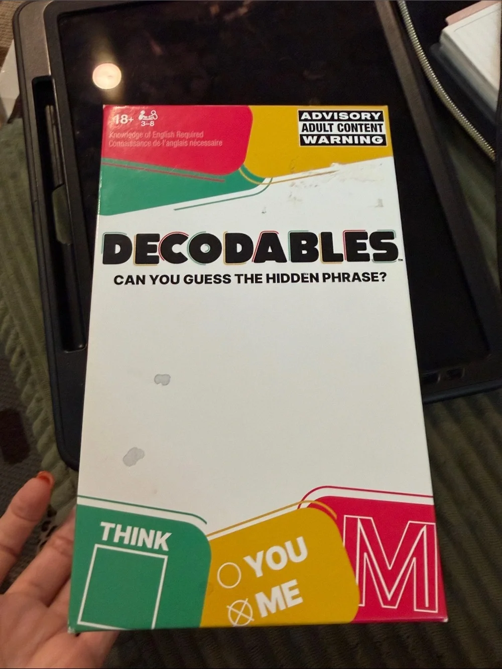 Party Game Box decidables board game -